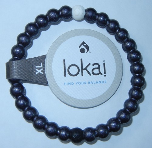 Buy Lokai Gunmetal Metallic Xlarge Xl Bracelet Materials Mt Everest Dead Sea Black Online In Lebanon 233294917970